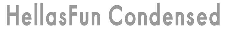 HellasFun Condensed