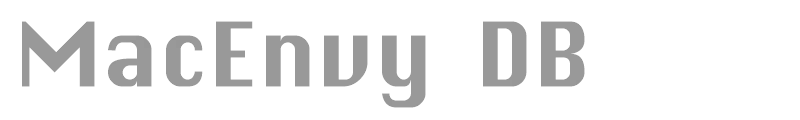 MacEnvy DB