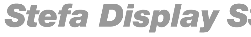 Stefa Display SSi
