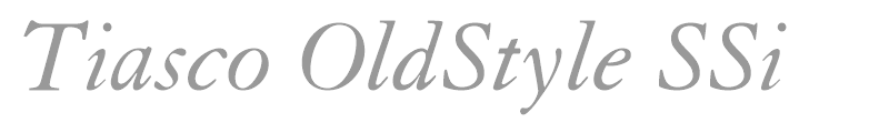 Tiasco OldStyle SSi