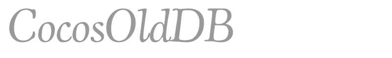 CocosOldDB