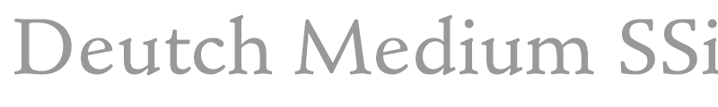 Deutch Medium SSi