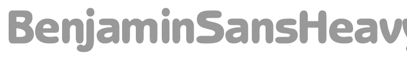 BenjaminSansHeavy