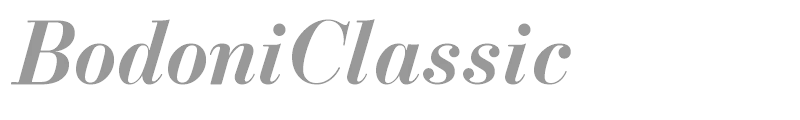 BodoniClassic