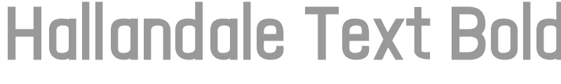 Hallandale Text Bold JL