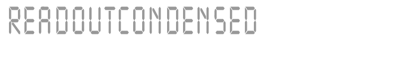 ReadoutCondensed