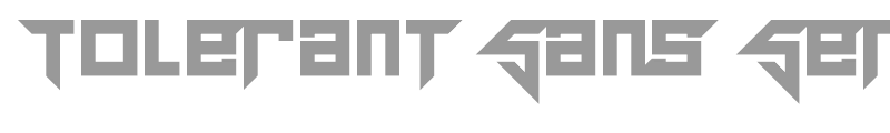 Tolerant Sans Serif (Tolerant 2)