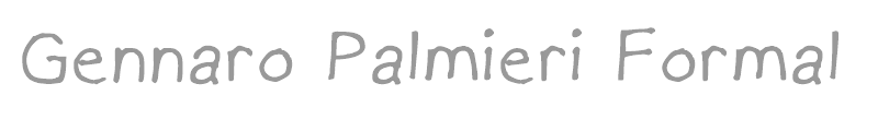 Gennaro Palmieri Formal