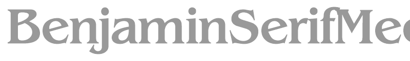 BenjaminSerifMedium