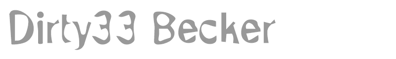 Dirty33 Becker