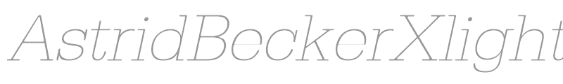AstridBeckerXlight