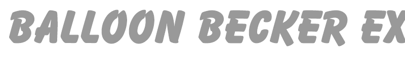 Balloon Becker Ext Bold