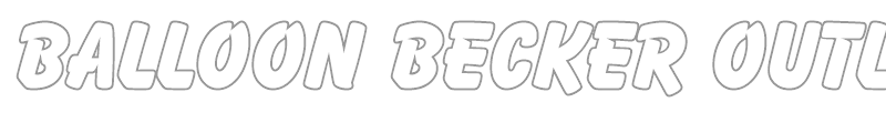 Balloon Becker Outline Ext Bold