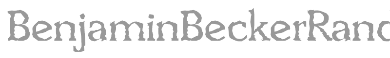 BenjaminBeckerRandom