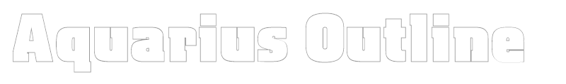 Aquarius Outline