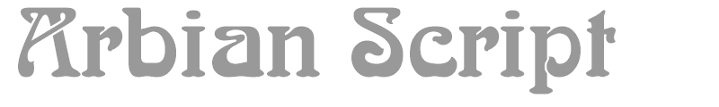 Arbian Script