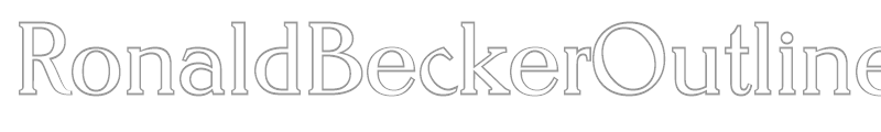RonaldBeckerOutline-Light