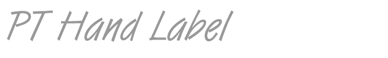 PT Hand Label