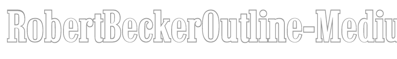 RobertBeckerOutline-Medium