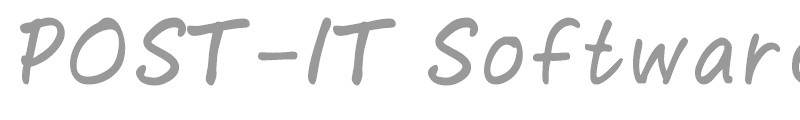 POST-IT Software Notes