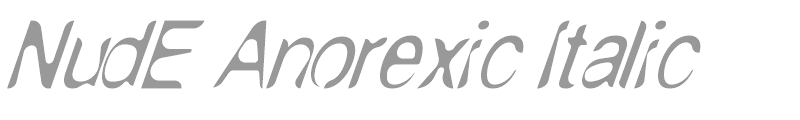 NudE Anorexic Italic
