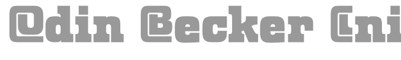 Odin Becker Initials