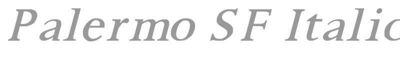 Palermo SF Italic