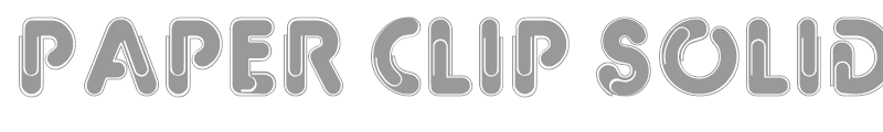 Paper Clip Solid