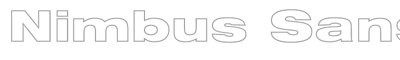 Nimbus Sans Becker OutDBlaExt