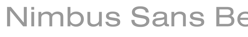 Nimbus Sans Becker TExt