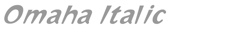 Omaha Italic