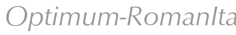 Optimum-RomanItalic