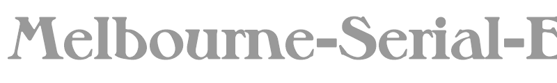 Melbourne-Serial-ExtraBold