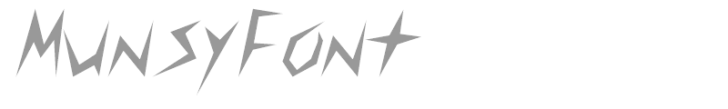 MunsyFont