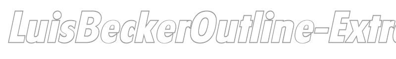 LuisBeckerOutline-ExtraBold