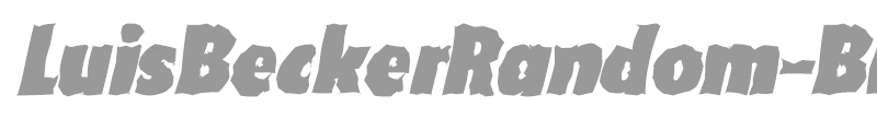 LuisBeckerRandom-Black