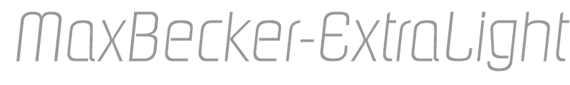 MaxBecker-ExtraLight
