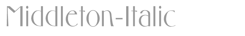Middleton-Italic