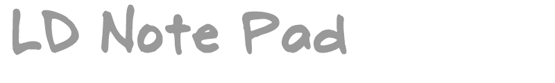 LD Note Pad