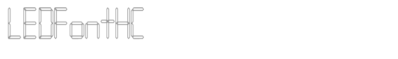 LEDFontHC