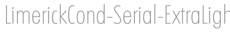 LimerickCond-Serial-ExtraLight