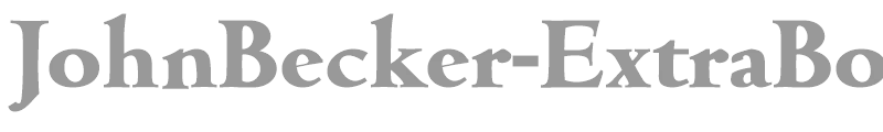 JohnBecker-ExtraBold
