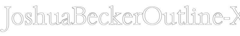 JoshuaBeckerOutline-Xlight
