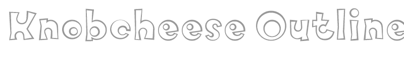 Knobcheese Outline