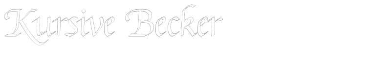 Kursive Becker