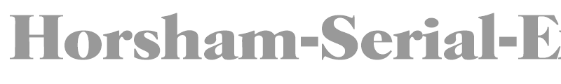Horsham-Serial-ExtraBold