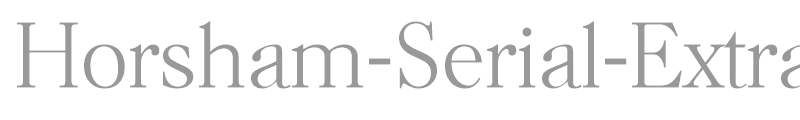 Horsham-Serial-ExtraLight