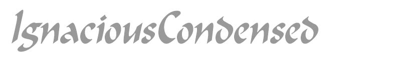 IgnaciousCondensed