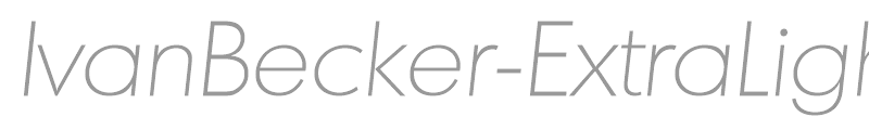 IvanBecker-ExtraLight