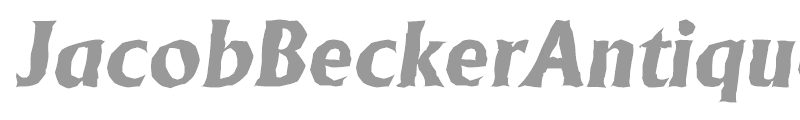 JacobBeckerAntique-ExtraBold
